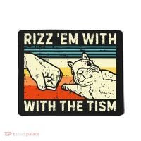 Rizz Em With The Tism Rizzler Joke Meme Rizzling Squirrel Mousepad thumb 0