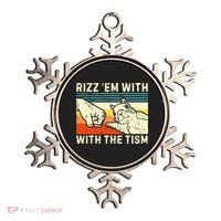 Rizz Em With The Tism Rizzler Joke Meme Rizzling Squirrel Ornament thumb 0