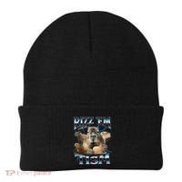 Rizz Em With The Tism Capybara Funny Oddly Dank Meme Beanie thumb 0