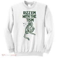 Rizz Em With The Tism Sweatshirt thumb 0