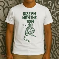 Rizz Em With The Tism T-Shirt thumb 3
