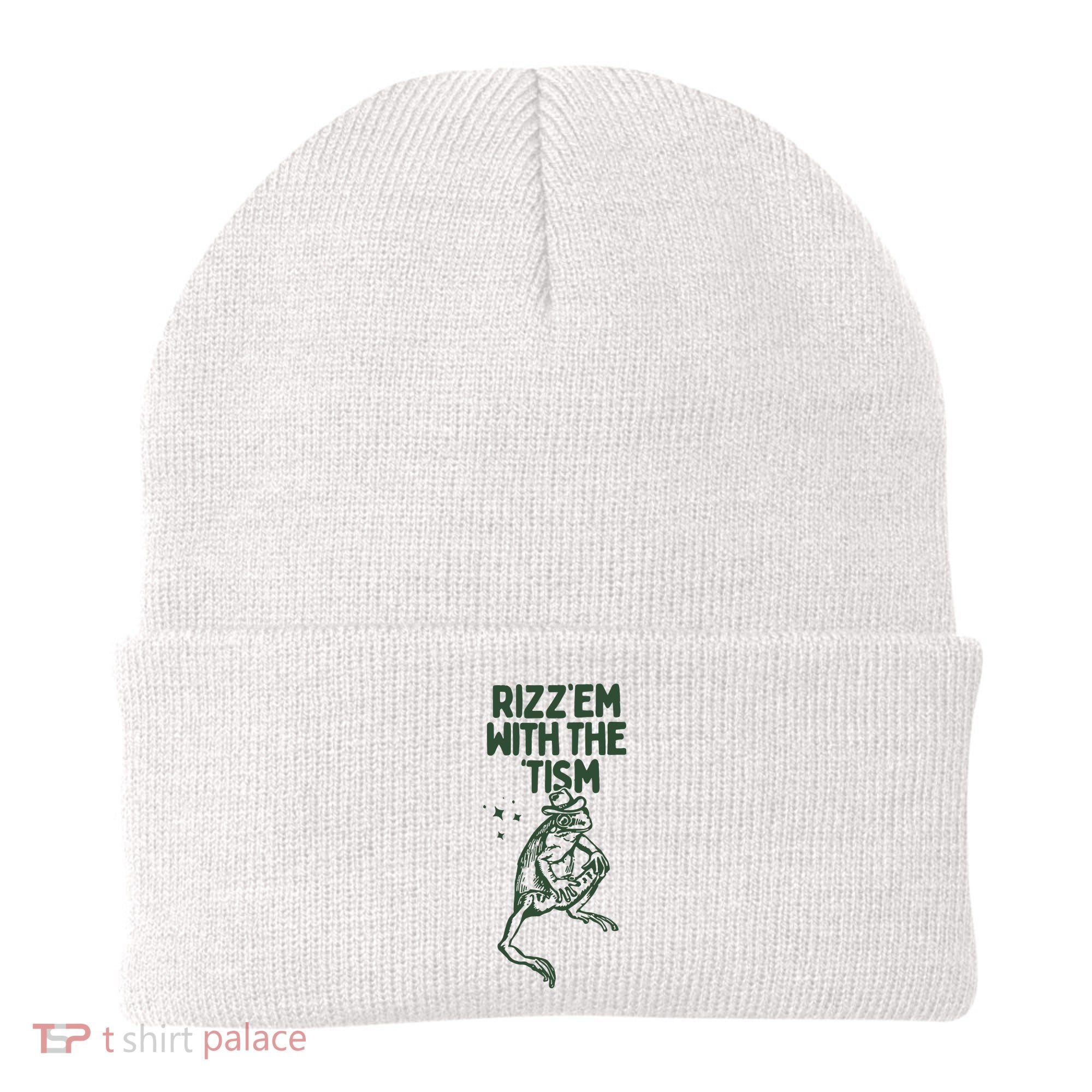 Rizz Em With The Tism Beanie