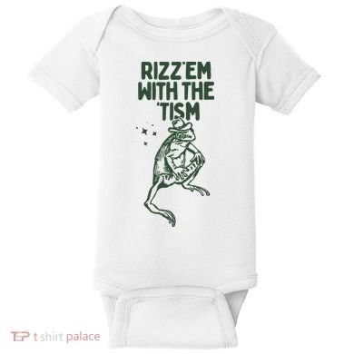 Rizz Em With The Tism Baby Bodysuit