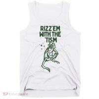Rizz Em With The Tism Tank Top thumb 0