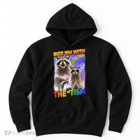 Rizz Em With The Tism Rizzler Ohio Rizz Hoodie thumb 0