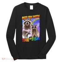 Rizz Em With The Tism Rizzler Ohio Rizz Long Sleeve Shirt thumb 0