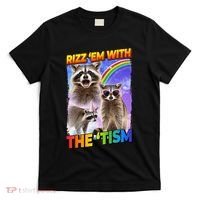Rizz Em With The Tism Rizzler Ohio Rizz T-Shirt thumb 0