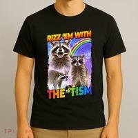 Rizz Em With The Tism Rizzler Ohio Rizz T-Shirt thumb 3
