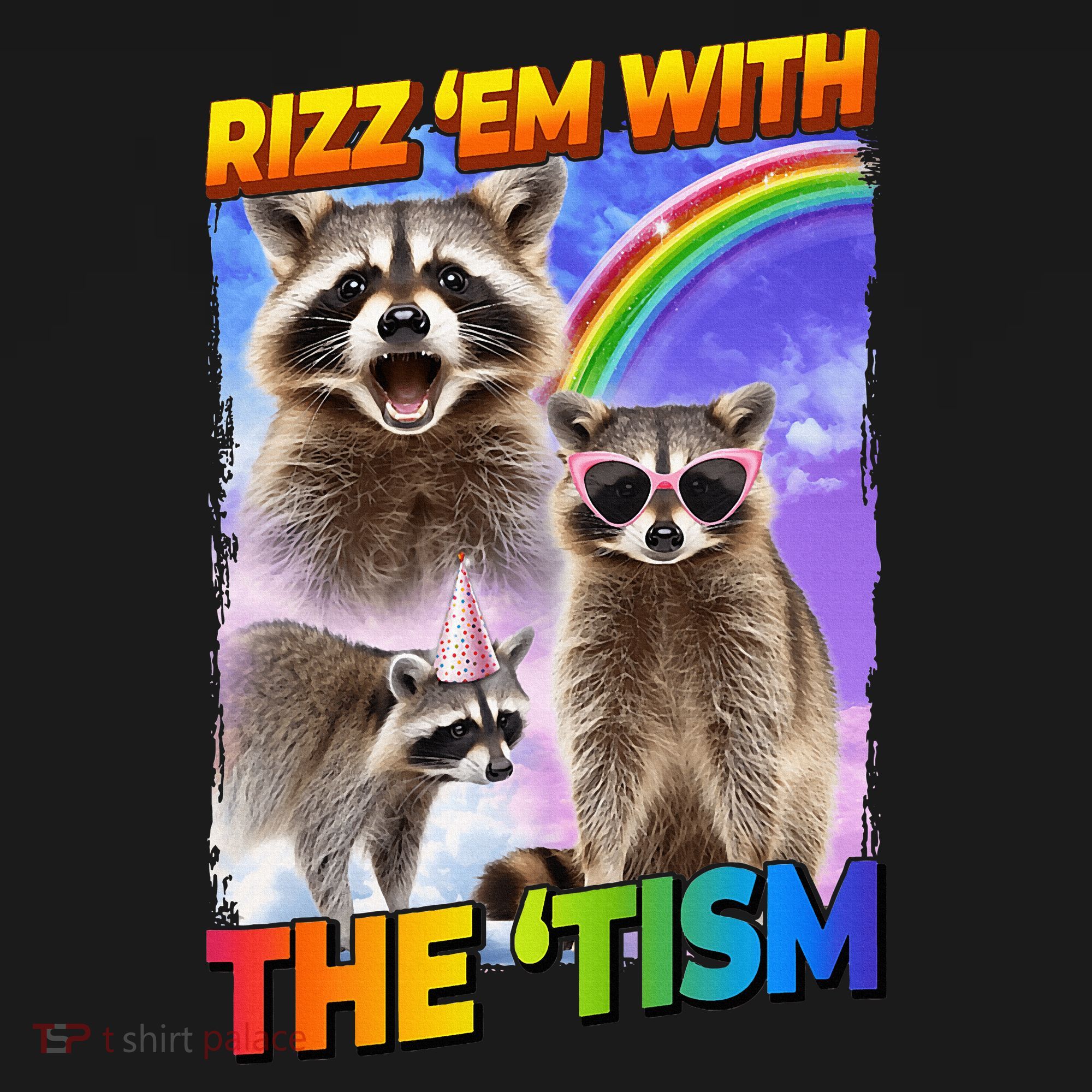 Rizz Em With The Tism Rizzler Ohio Rizz T-Shirt