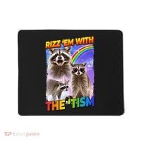 Rizz Em With The Tism Rizzler Ohio Rizz Mousepad thumb 0