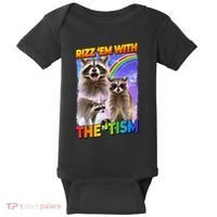 Rizz Em With The Tism Rizzler Ohio Rizz Baby Bodysuit thumb 0