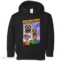 Rizz Em With The Tism Rizzler Ohio Rizz Toddler Hoodie thumb 0
