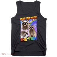 Rizz Em With The Tism Rizzler Ohio Rizz Tank Top thumb 0
