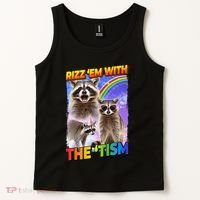 Rizz Em With The Tism Rizzler Ohio Rizz Tank Top thumb 2