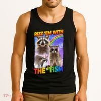 Rizz Em With The Tism Rizzler Ohio Rizz Tank Top thumb 3