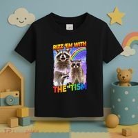Rizz Em With The Tism Rizzler Ohio Rizz Toddler T-Shirt thumb 3