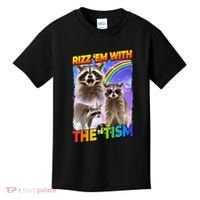 Rizz Em With The Tism Rizzler Ohio Rizz Kids T-Shirt thumb 0