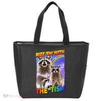 Rizz Em With The Tism Rizzler Ohio Rizz Tote Bag thumb 0