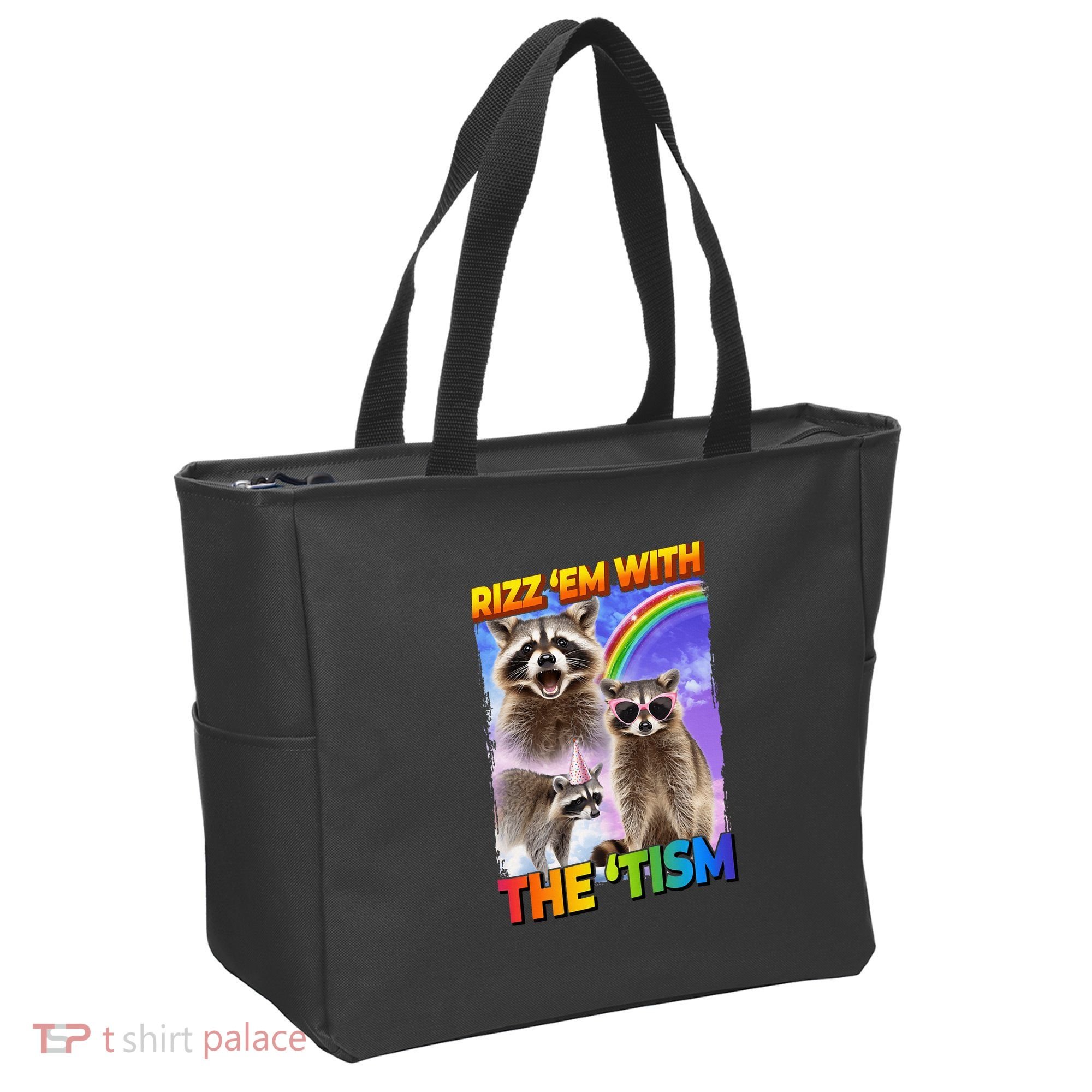 Rizz Em With The Tism Rizzler Ohio Rizz Tote Bag