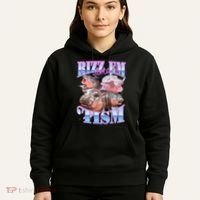 Rizz Em With The Tism Meme Moo Deng Hoodie thumb 5