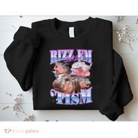 Rizz Em With The Tism Meme Moo Deng Sweatshirt thumb 2