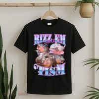Rizz Em With The Tism Meme Moo Deng T-Shirt thumb 2