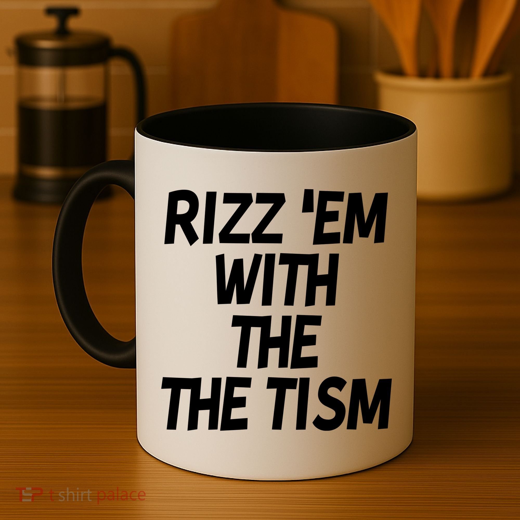 Rizz Em With The Tism Coffee Mug