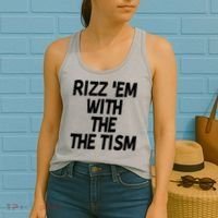 Rizz Em With The Tism Women's Tank Top thumb 2