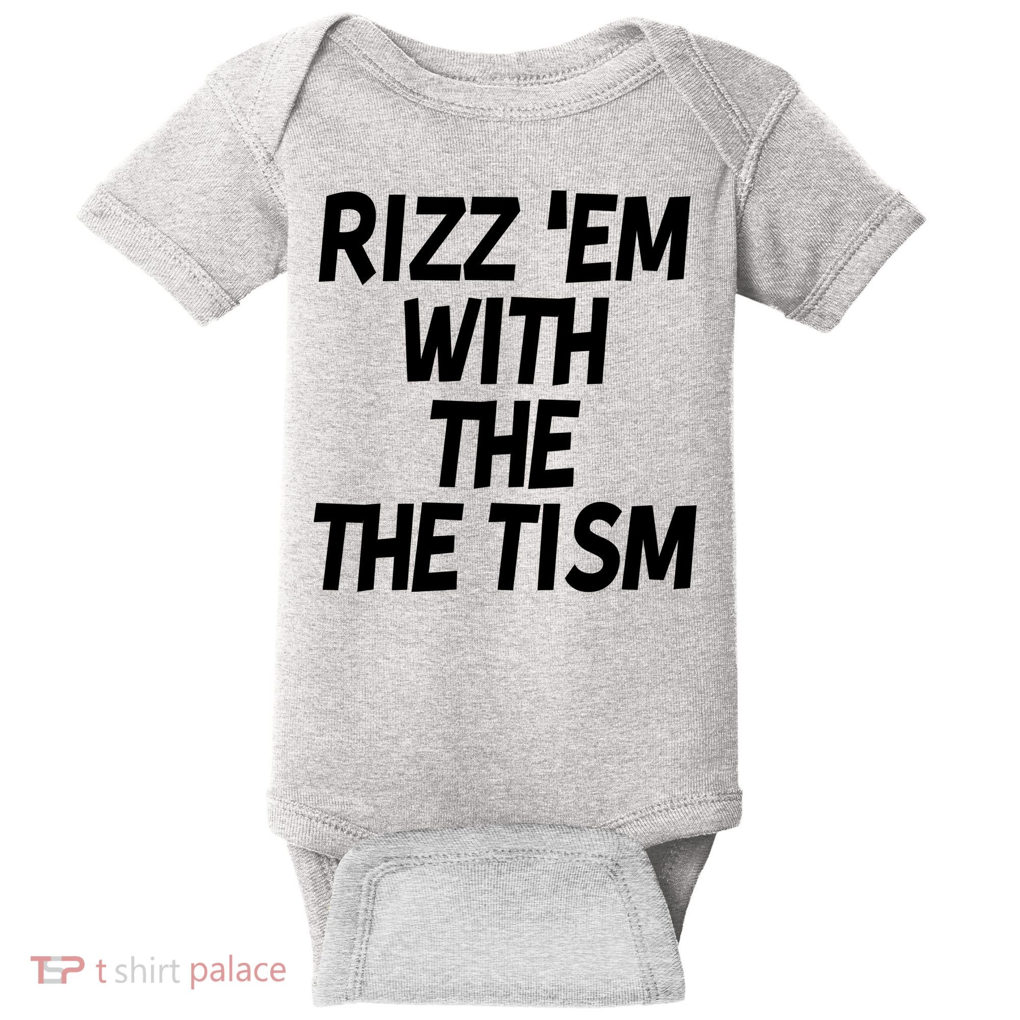 Rizz Em With The Tism Baby Bodysuit