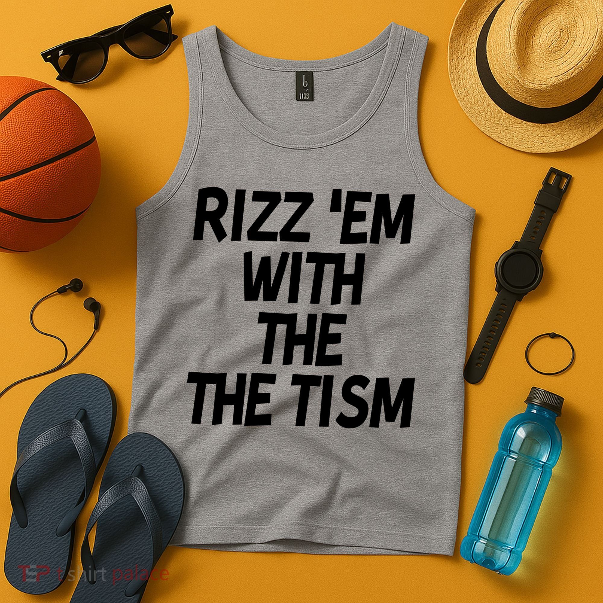 Rizz Em With The Tism Tank Top