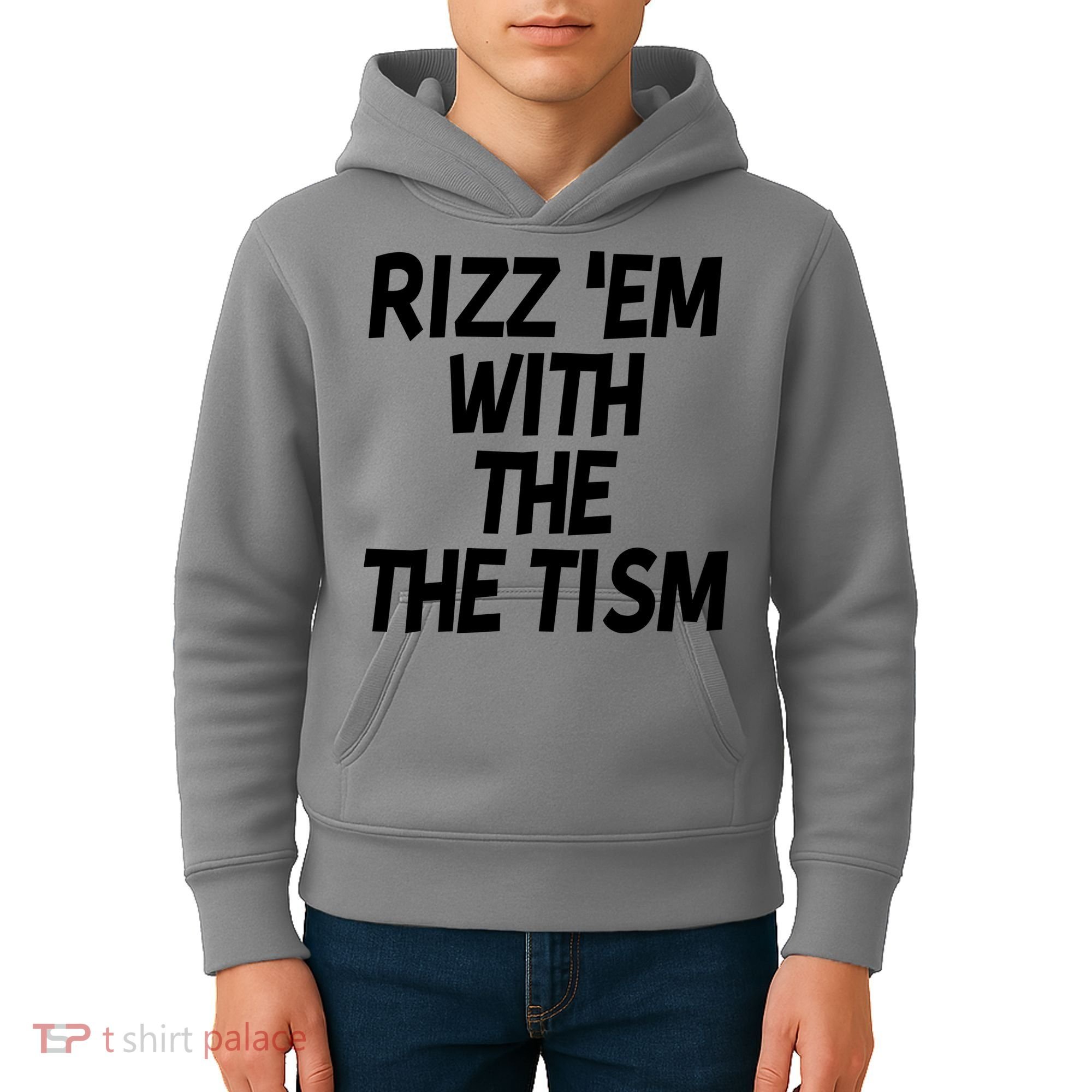 Rizz Em With The Tism Kids Hoodie