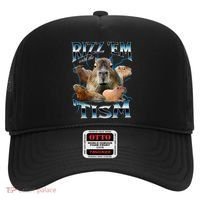 Rizz Em With The Tism Capybara Funny Oddly Dank Meme Hat thumb 0