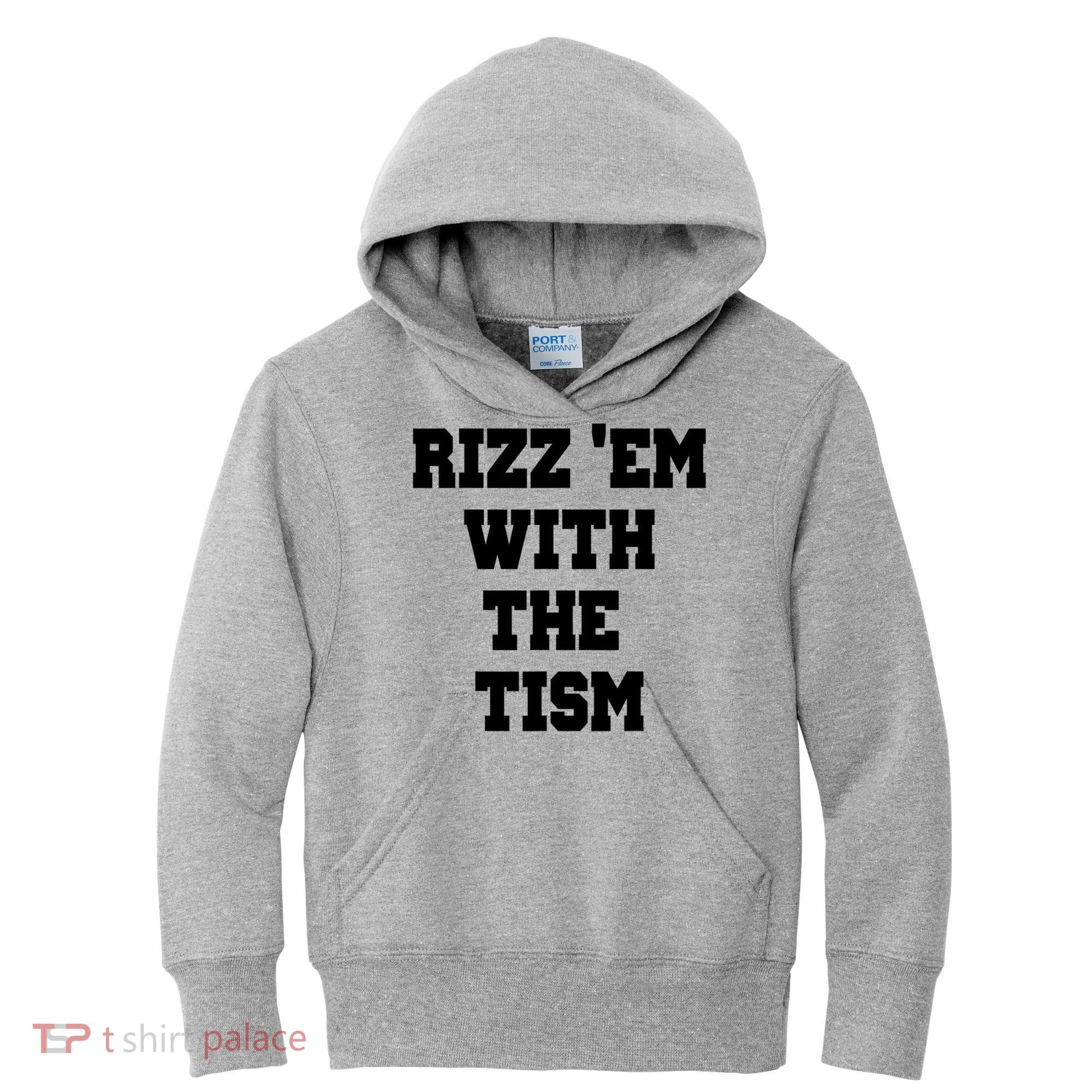 Rizz Em With The Tism Kids Hoodie