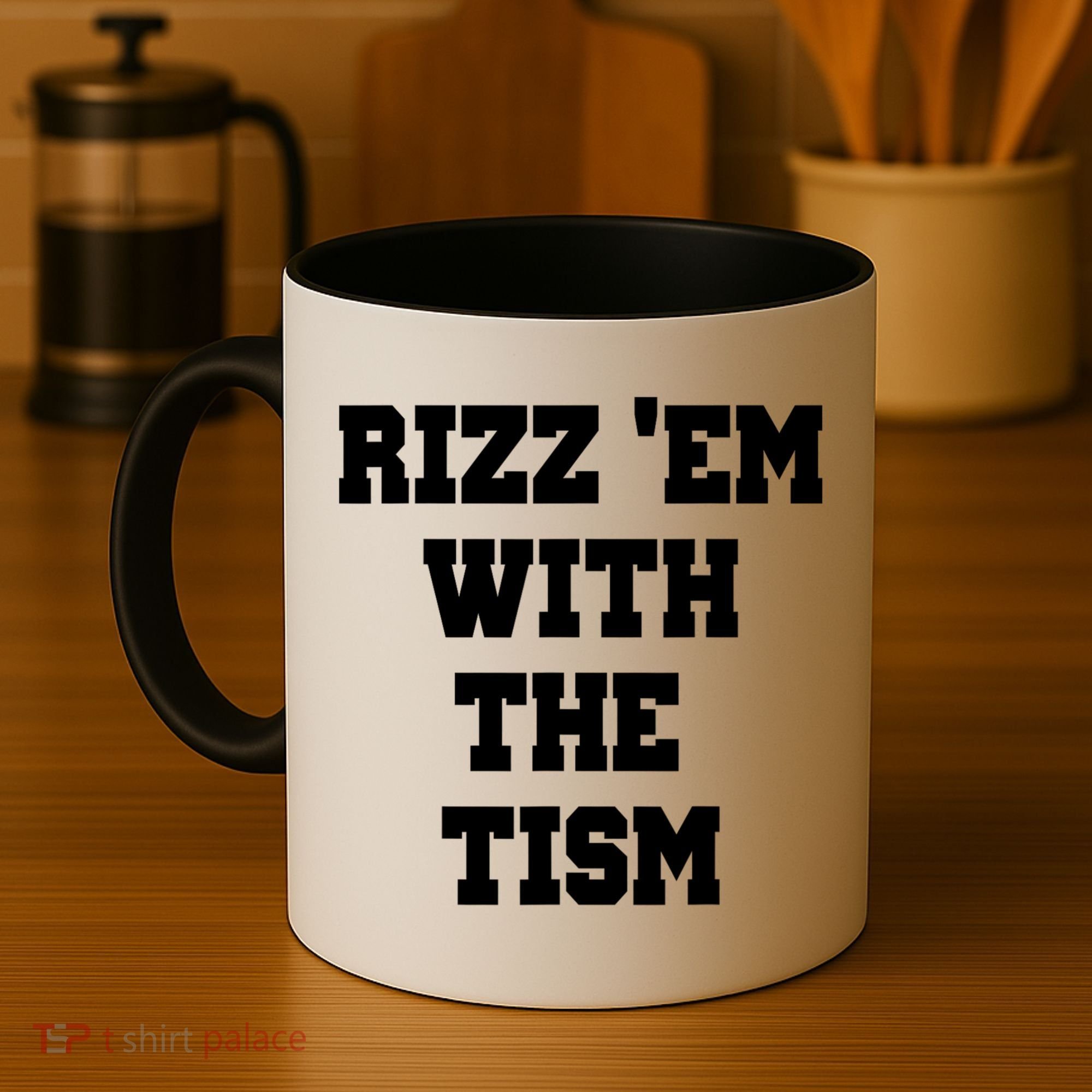 Rizz Em With The Tism Coffee Mug