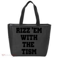 Rizz Em With The Tism Tote Bag thumb 0