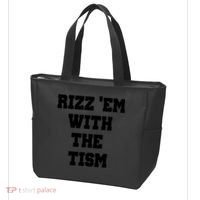 Rizz Em With The Tism Tote Bag thumb 3