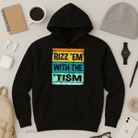 Rizz Em With The Tism Funny Autism Hoodie thumb 3