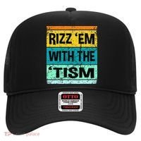 Rizz Em With The Tism Funny Autism Hat thumb 0
