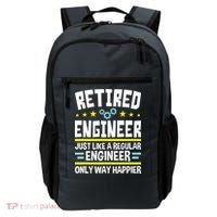 Retired Engineer Way Happier Engineering Retirement Backpack thumb 0