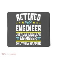 Retired Engineer Way Happier Engineering Retirement Mousepad thumb 0