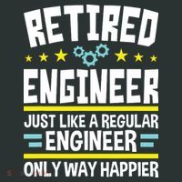 Retired Engineer Way Happier Engineering Retirement Mousepad thumb 1
