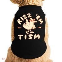 Rizz Em With The Tism Doggie Tank thumb 0