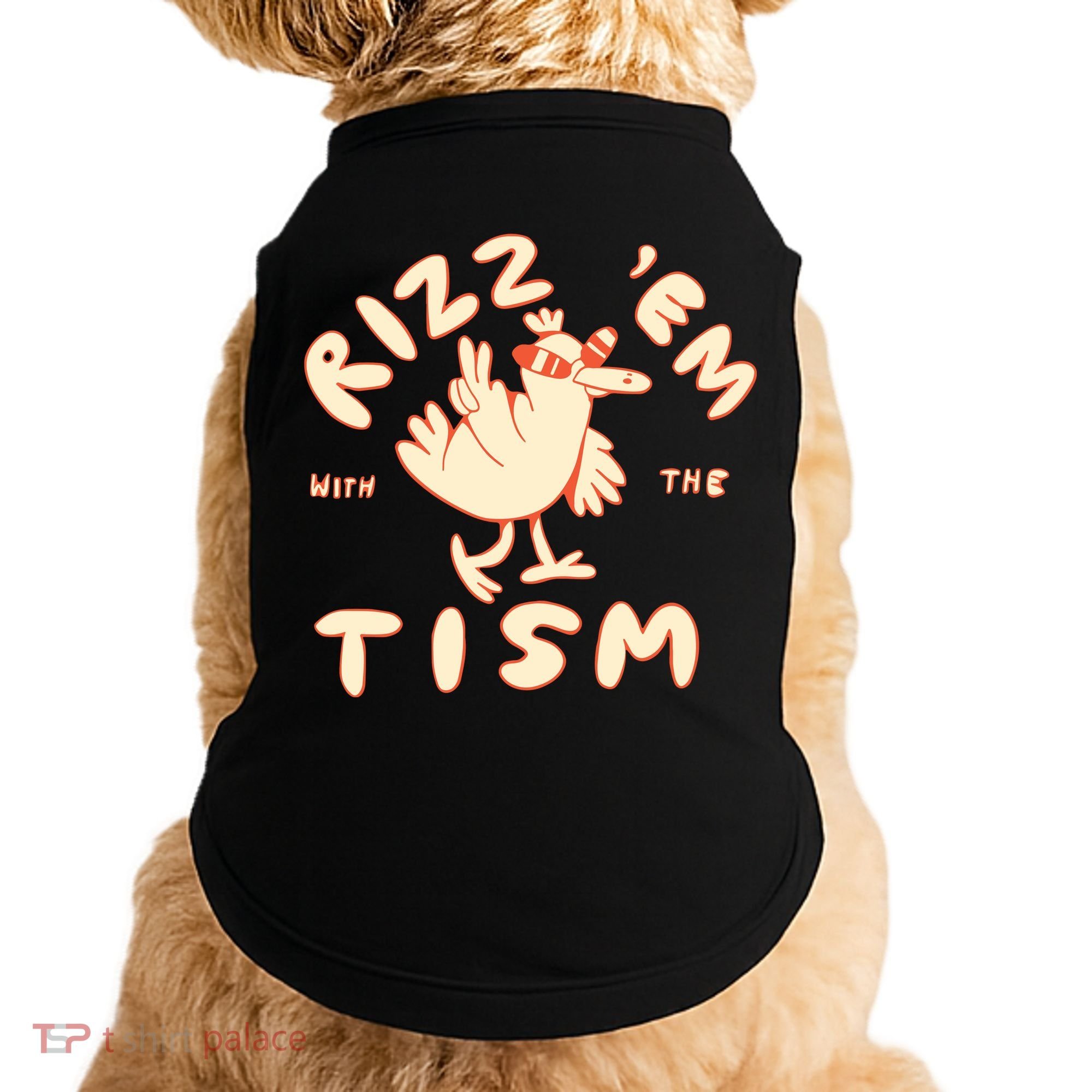 Rizz Em With The Tism Doggie Tank