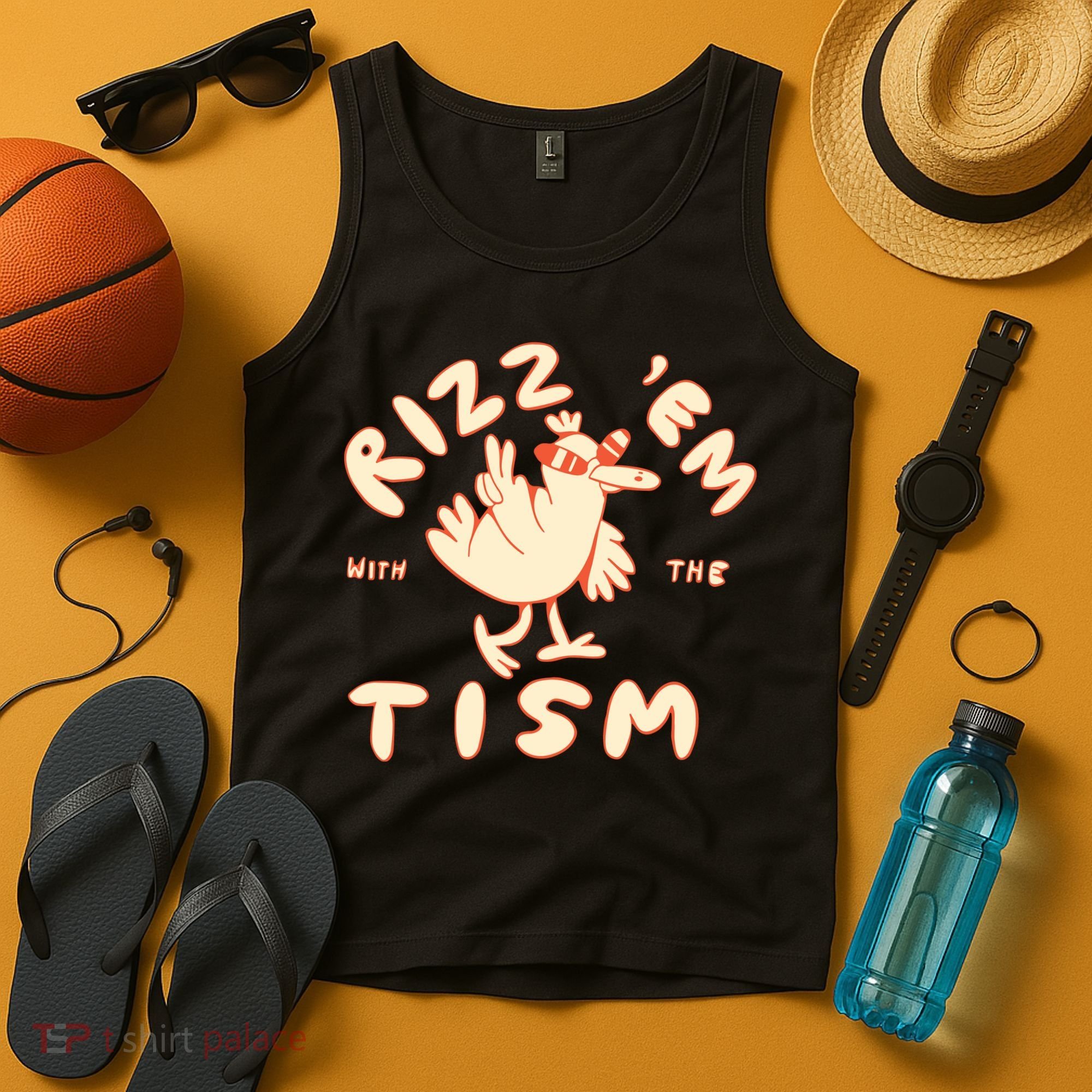 Rizz Em With The Tism Tank Top