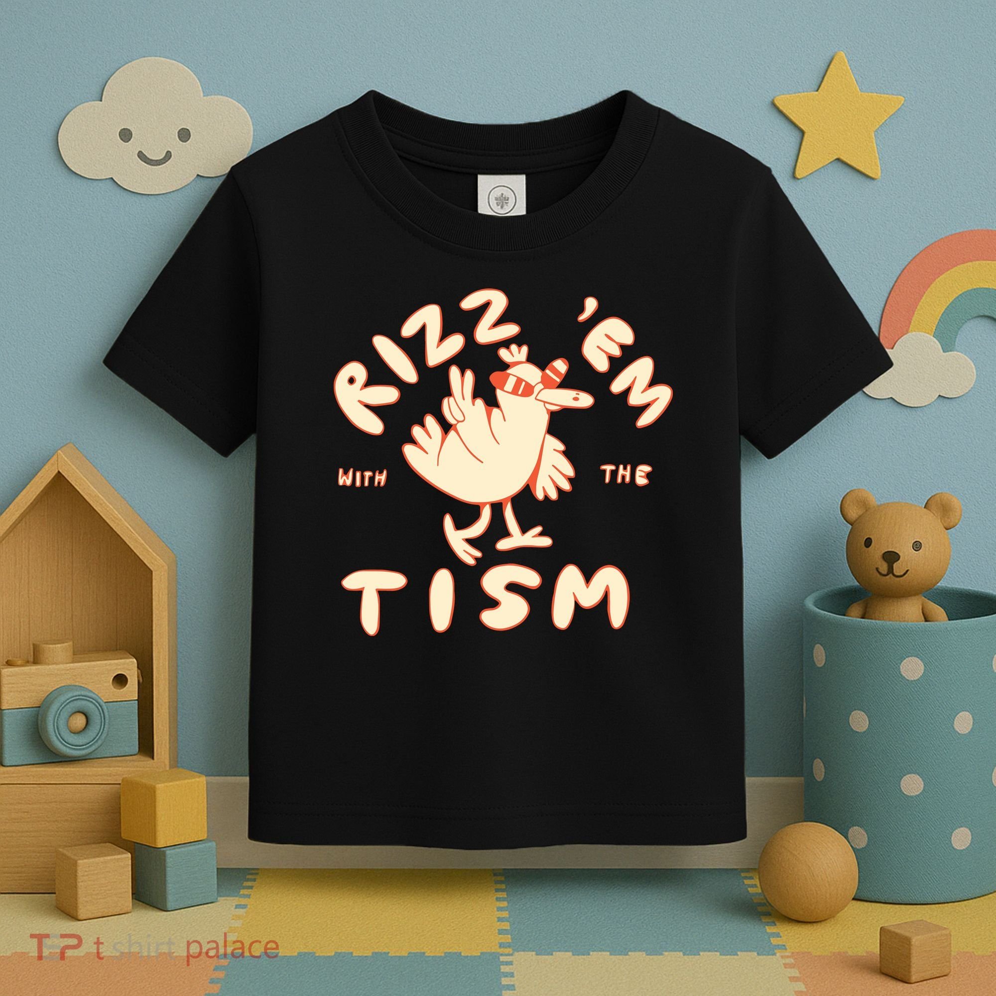Rizz Em With The Tism Toddler T-Shirt