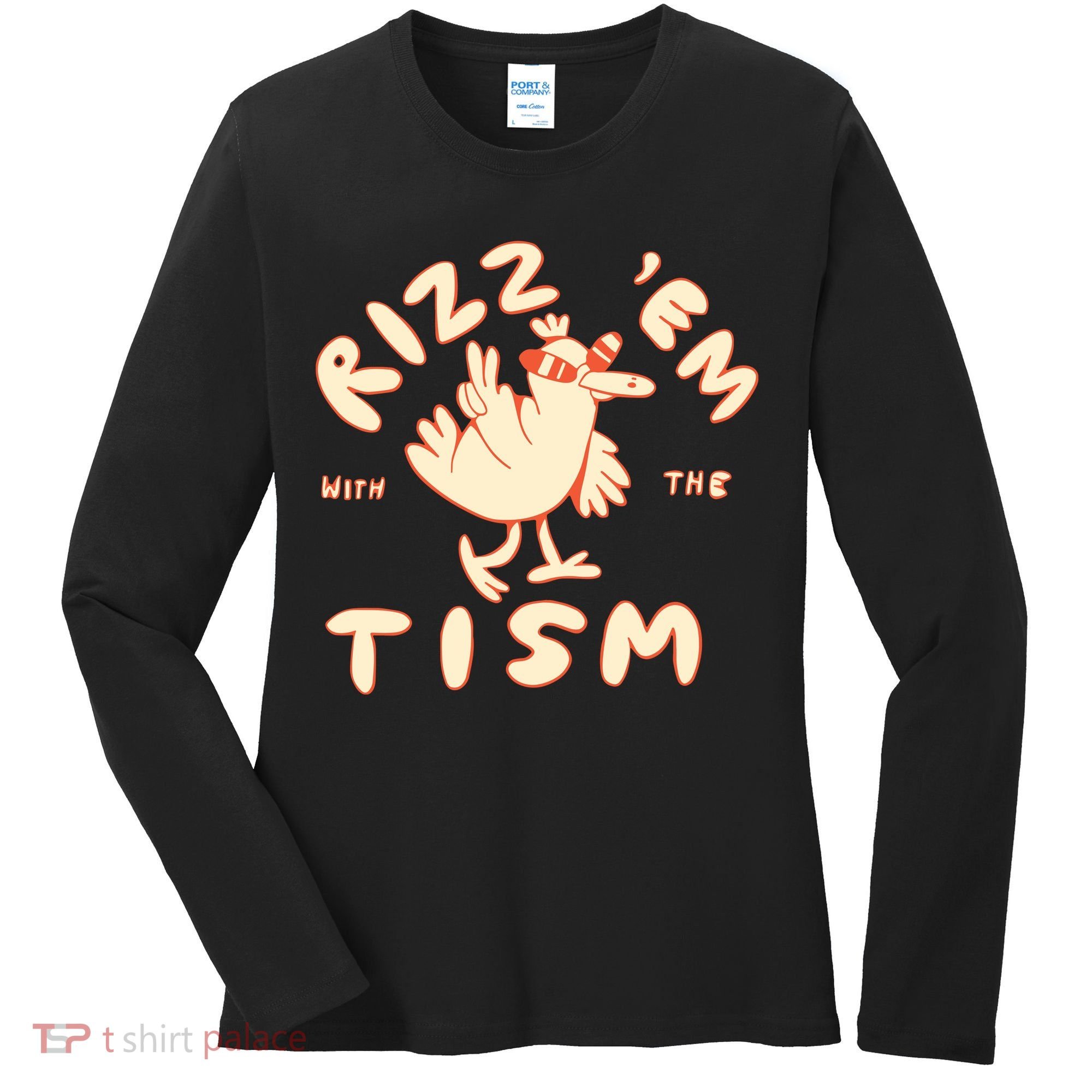 Rizz Em With The Tism Women's Long Sleeve Shirt