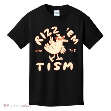 Rizz Em With The Tism Kids T-Shirt