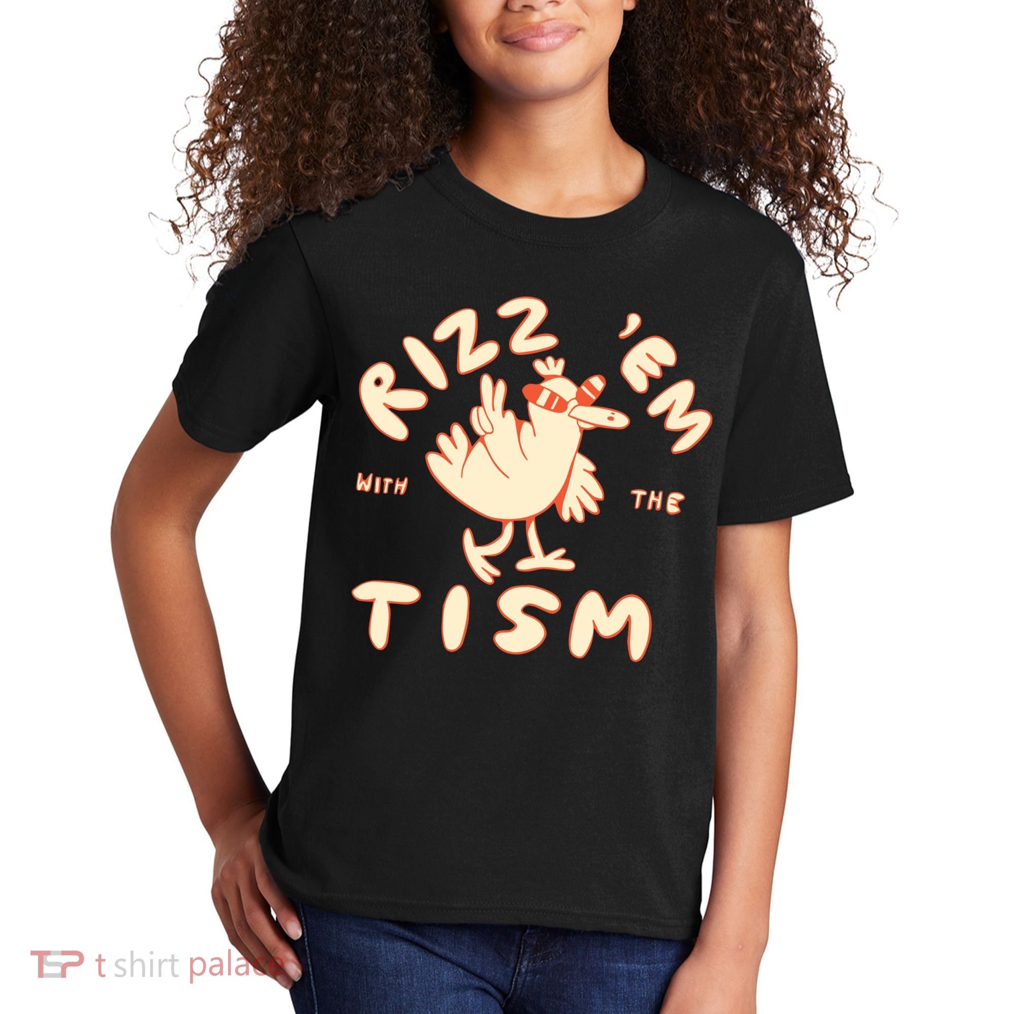 Rizz Em With The Tism Kids T-Shirt