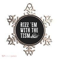 Rizz Em With The Tism Funny Autism Perfect Awareness Gift Ornament thumb 0