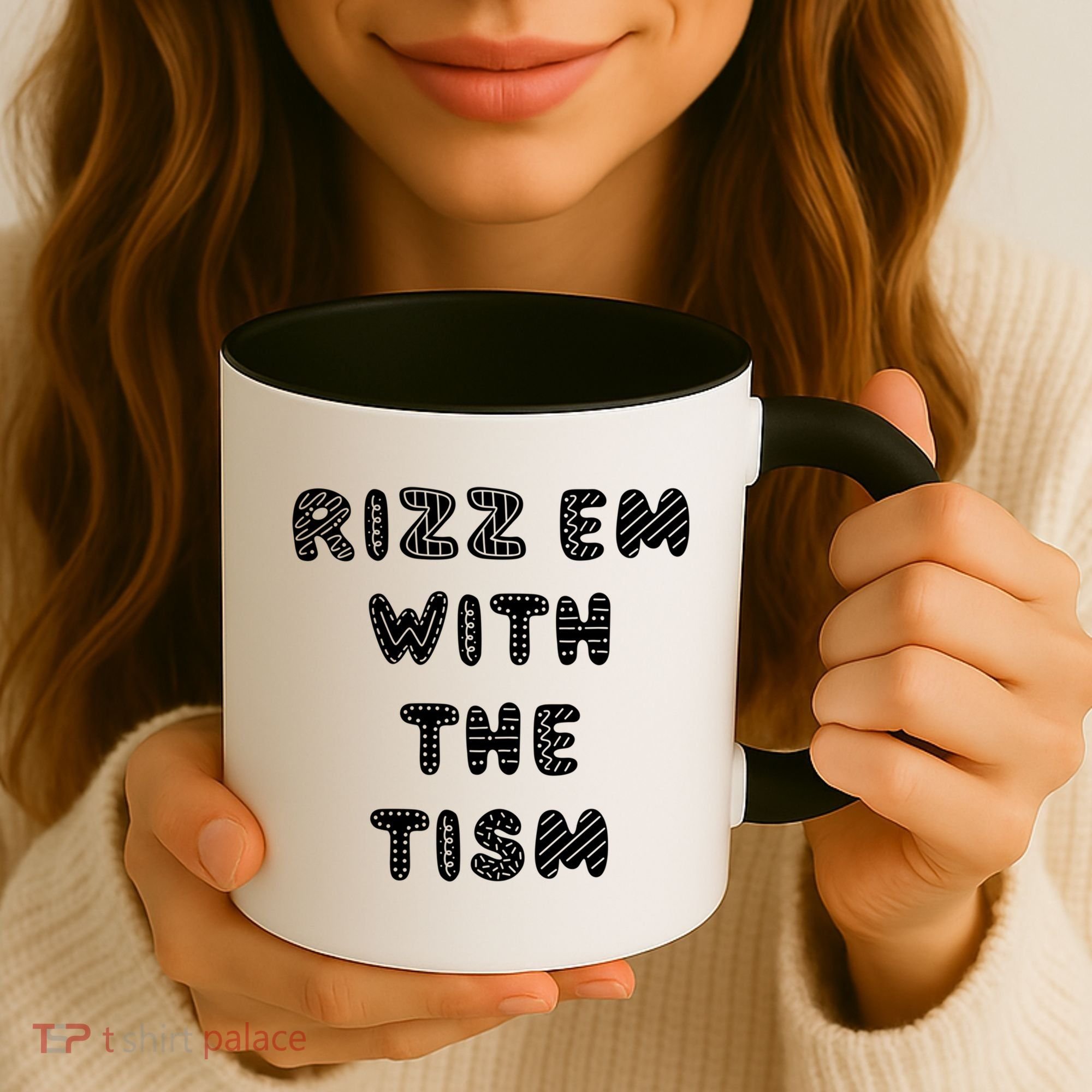 Rizz Em With The Tism Autism Funny Cute Gift Coffee Mug